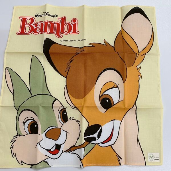 【新品】バンビ ハンカチ ディズニー Disney レトロ ビンテージ