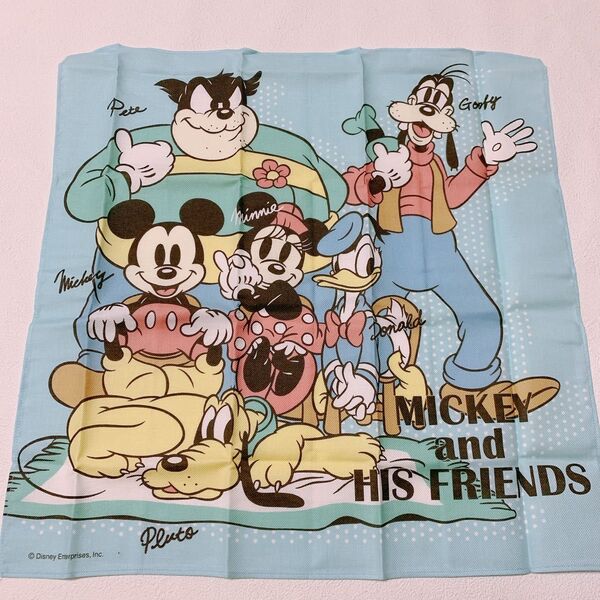 【新品】ミッキーフレンズ ハンカチDisney ランチクロス レトロ ビンテージ