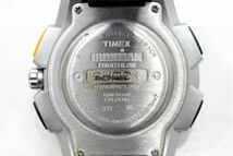 36　TIMEX IRONMAN TRIATHLON 200M 30LAP QZ　　M939PH 5K200　　美品 タイメックス アイアンマン アナデジ クォーツ メンズ 腕時計 箱_画像4