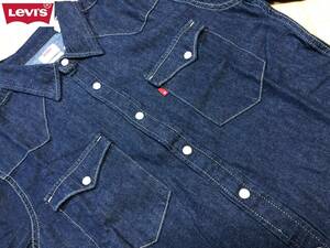 Levis(リーバイス)秋冬 デニムウエスタン 長袖シャツ 86621-0000 ＵＳサイズＳ(日本サイズ約Ｍ)