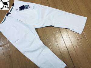 OAKLEY GOLF(オークリーゴルフ) SKULL RELAX ANKLE PANTS 2.0 撥水,4WAYストレッチ,UPF50 ロングパンツ FOA403505(WHITE)８７