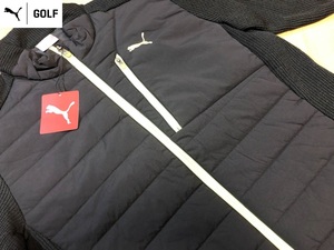 PUMAGOLF(プーマゴルフ) 秋冬 コンビネーション 暖かいフルジップ中綿ジャケット 930336(01)Ｍ