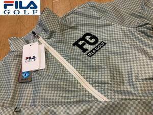 FILA GOLF(フィラゴルフ) 秋冬 撥水加工、蓄熱 2WAYフルジップジャケット 781-233Y(ホワイトブロックチェック)Ｌ