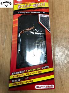 Callaway(キャロウェイ)秋冬 防寒、保温 ヒート 暖かい両手グローブ 5321227(ブラック)２５－２６ＣＭ