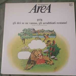 Wジャケット国内盤LP★アレア/ Area★1978年/第6作（アスコルト・ファースト）『1978』