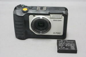 ■アキバカメラ■　リコー（RICOH）　コンパクトデジタルカメラ G700 防水 防塵 耐衝撃　難あり品です