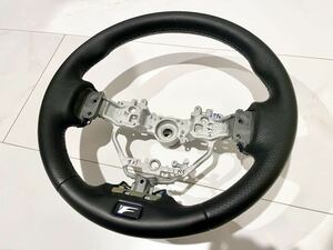 使用2ヶ月　レクサス　RC-F 純正　ステアリング　ハンドル　IS 30系　RC NX CT ブルーステッチ　F Fスポーツ