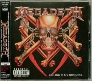 ＊中古CD MEGADETHメガデス/KILLING IS MY BUSINESS+3 1985年作品/2002年国内再発盤デジタルリマスター仕様 ボーナストラック収録