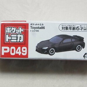 ポケットトミカ Ｐ０４９ トヨタ８６ 黒の画像1