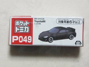 ポケットトミカ　Ｐ０４９　トヨタ８６　黒