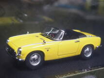 EBBRO ミニカー＜Honda S800 1966＞YELLOW 44268 SCALE1/43 Oldies ケース入り 箱入り_画像9