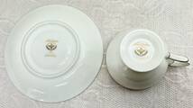 1円〜 ノリタケ ボーンチャイナ Noritake カップ&ソーサー 花更紗 / ロシェルプラチナ3客まとめ 洋食器 金彩 コーヒーカップ ティーカップ_画像5