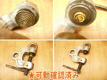 ◆ イーグルクランプ ねじ式全方向クランプ SBB-1t 2点セット ③ EAGLE CLAMP ネジ式 1000kg 1ton 1TON 1-40mm 吊り具 鉄鋼用 No.3147_画像9