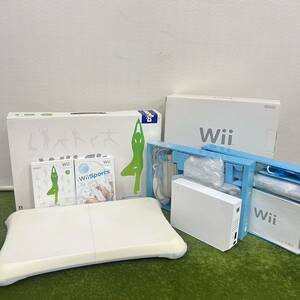 ★☆任天堂/Nintendo ニンテンドー Wii 本体/箱付き WiiFit/WiiFitボード/Wii スポーツ