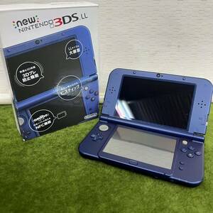 ★☆動作確認済み/任天堂/Nintendo N Nintendo 3DS LL 本体/メタリックブルー 箱取説付き/タッチペン付き/