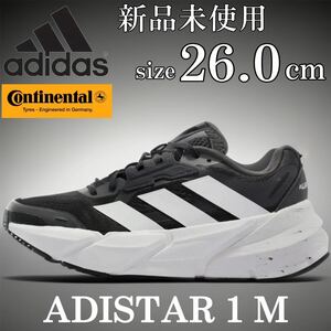 1円~ 新品 adidas ADISTAR 1 M 26.0cm アディダス アディスター 1 ランニング シューズ スニーカー 陸上 マラソン 厚底 ジム ジョギング