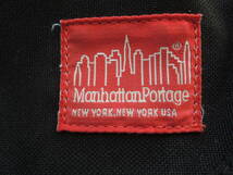 ManhattanPortage NEW YORK NEW YORK USA マンハッタン ポテージショルダーバッグ　黒_画像2
