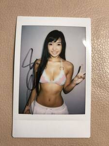 チェキ　有名 セクシー 女優　直筆 サイン 有り　グラビアアイドル グッツ 生チェキ ポラ AV 女優　　④ 鈴木ふみ奈 