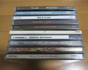 ★ハードロック、ヘビーメタルのCD、10枚セット。国内盤、輸入盤、廃盤、レア、PERIPHERY、VERSAILLES、IRON MAIDEN 等★