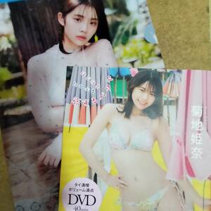 週刊プレイボーイno.1・2ローソン・HMV限定 菊地姫奈両面クリアファイル 未開封DVD 巨乳