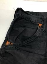 VANSON Cottons 迷彩柄織り ワークパンツ グレー系 ブラック メンズ バンソン 24012201_画像4