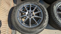 ☆中古　225/65R17　2019年37週製造　YOKOHAMA ice guard SUV G075　スタッドレスタイヤ＆ホイールセット4本　シュナイダーA-TECH　☆_画像3