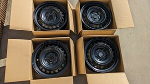 ☆トヨタ　60プリウス　納車時外し　純正スチールホイール17×6.5J&ホイールキャップナット付　4本セット　ZVW60 MXWH60 MXWH61 MXWH65☆