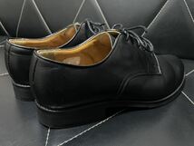 使用感少 REGAL GEOX リーガル C8C993 YE70 レザーシューズ ビジネスシューズ 革靴 本革 プレーントゥ メンズ ブラック 24.5 レースアップ_画像5