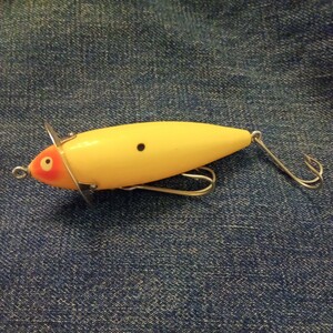 OLD HEDDON 210 Y オールド ヘドン イエロー　縦割れ　吹き目　