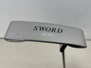 【未使用】KATANA GOLF カタナゴルフ SWORD PT787 スウォード パター 34インチ 純正スチールシャフト ゴルフクラブ