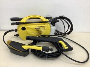 ＊【動作品】 KARCHER ケルヒャー 高圧洗浄機 JTK22 PLUS 洗車 家庭用 イエロー 清掃 