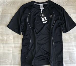 Okok ~ Новый тег ◎ клималит ◎ черный ◎ adidas ◎ с коротким рукавом T -Fish Size L Lipo