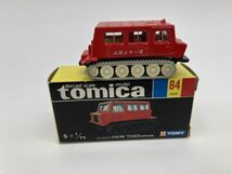 A1-014 当時物 レトロ トミカ 黒箱 トミー TOMICA ミニカー 保管品 日本製 No.84 大原鉄工 スノータイガー SM30型_画像1