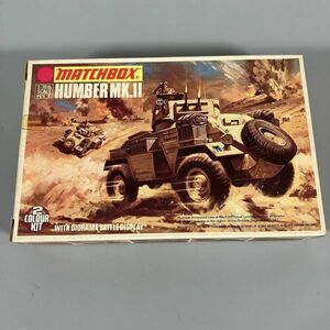 Z3-914　MATCHBOX マッチボックス HUMBER Mk.II ハンバー 装甲車 1/76 プラモデル 中古品 長期保管品 未組立