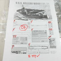 (18160) U.S.S. BELLEAU WOOD CVL-24 アメリカ海軍航空母艦 ベロー・ウッド DRAGON 1:700 モダンシーパワーシリーズ 7058 内袋未開封_画像3