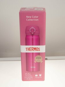 【THERMOS】サーモス「真空断熱ケータイマグ」JNL-505 ローズレッド(RR) 0.5L 水筒 ステンレスマグ【未使用】