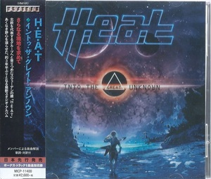 H.e.a.t　　国内盤　　INTO THE GREAT UNKNOWN　　メンバー全５人　直筆サイン入　