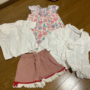 メゾピアノ 、シャーリーテンプル 110センチ！可愛い！お洋服まとめて！ワンピース、プラウス！パンツ、ブラウスジャケット