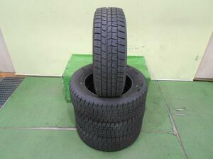 シマ★ 中古 冬 タイヤ 4本 スタッドレス 195/65R15 91Q ダンロップ ウィンターマックス WM02 2022年 約8分山