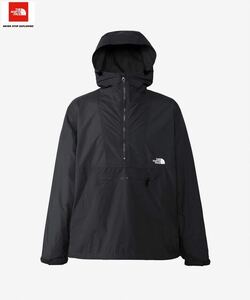 ノースフェイス THE NORTH FACE コンパクトアノラック NP22333 K (ブラック) メンズ 撥水 ジャケット アノラック かぶり