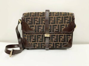 FENDI フェンディ ワンショルダーバッグ ズッカ柄 FFロゴ 鞄 モノグラム ヴィンテージ ファッション小物