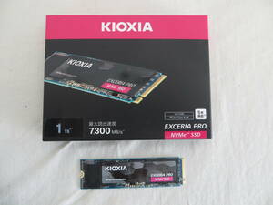 KIOXIA SSD 1TB M.2 2280 PCIe Gen 4.0×4 (最大読込み:7,300MB/s) EXCERIA PRO SSD-CK1.0N4P/N