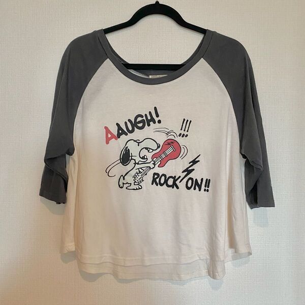 PAGEBOY スヌーピー 7分丈 Tシャツ