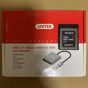 SONY XQDカード 120GB & XQD カードリーダー　セット