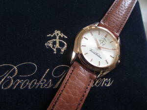  Brooks Brothers Japan 25 anniversary commemoration pure gold watch 18KPG 100 piece limitation 34mm SEIKO GS. same etc. 8Jkyali bar installing 