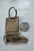 リーガル REGAL 80年代の真鍮製ネームタグ キーホルダー ニッカ 日本製靴 スリッポン あまり見かけないノベルティー ポパイ ブルータス_画像3