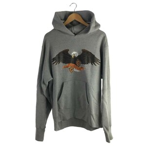 美品　即完売　Subculture EMBLEM EAGLE HOODIE グレー/Size　3 付属品有 新品未使用 サブカルチャー　パーカー　灰色　フーディ　Large　L