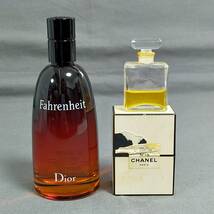 561/9　GJ60040　香水　CHANEL　No19　5ｍｌ　Christian　Dior　Fahrenheit　100ｍｌ　2点　セット　まとめて_画像1