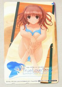 テレカ トゥルーラブストーリー 楠瀬緋菜 True Love Story Summer Days, and Yet... 高山箕犀 テレホンカード 非売品