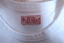 2-6602A/フラットヘッド 半袖無地Tシャツ THE FLATHEAD 送料200円 _画像3